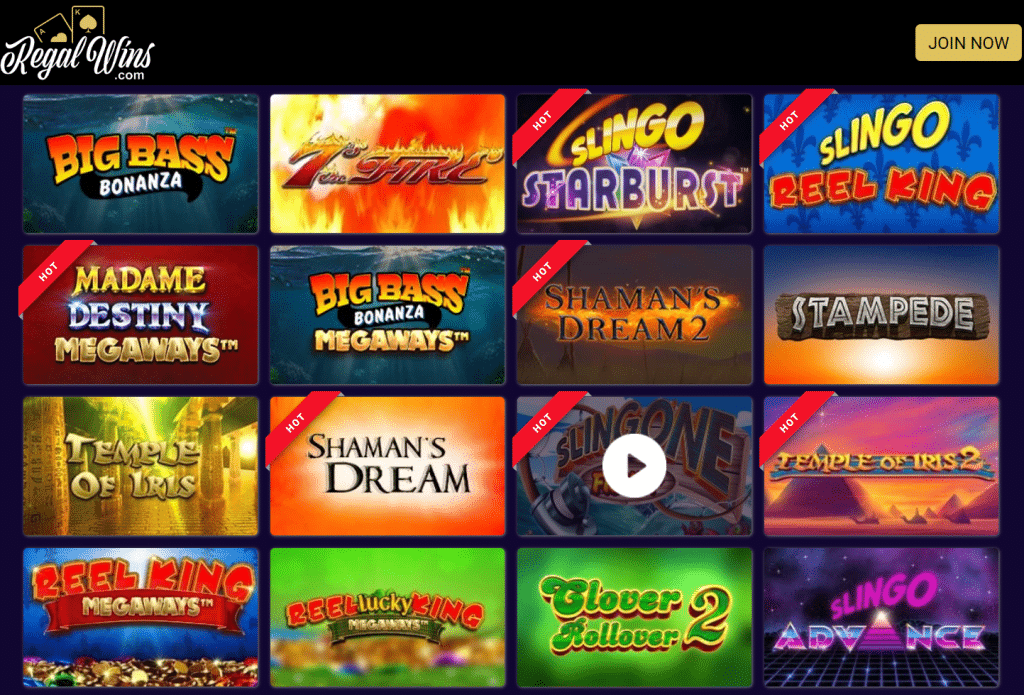 Regal Wins Games and Slots