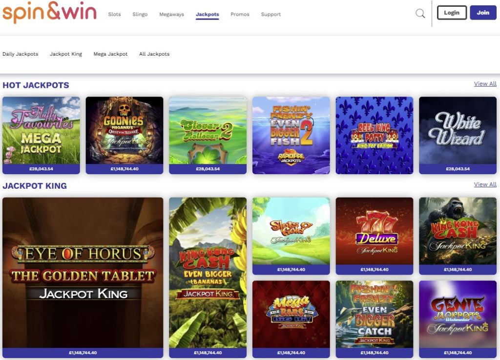 Spin and Win Jackpot Slots