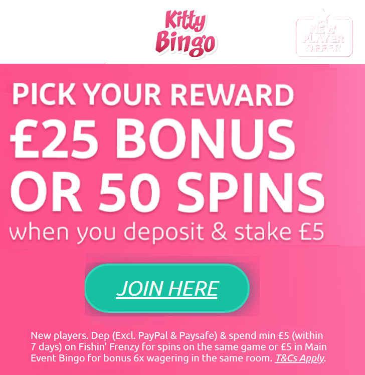 kitty bingo new welcome bonus