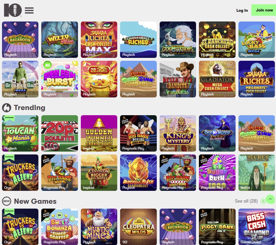 top rated uk Casinos - 10bet casino