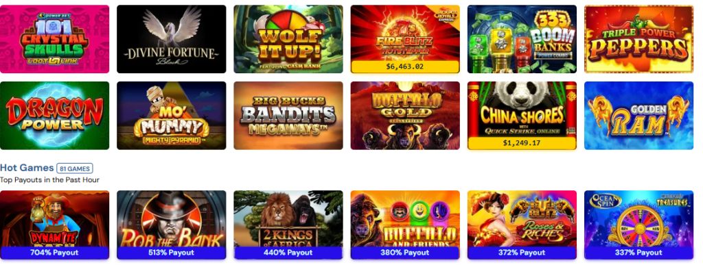 Highest payout slot games