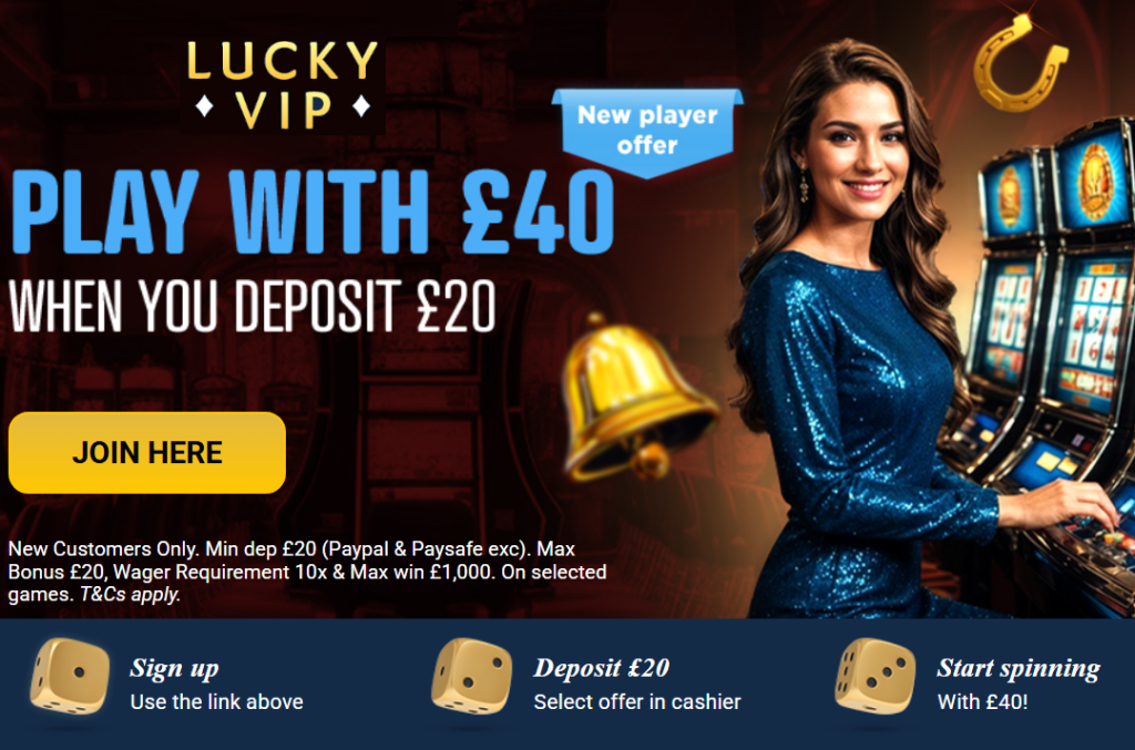 Lucky Vip Promo Code AGVIP for UK